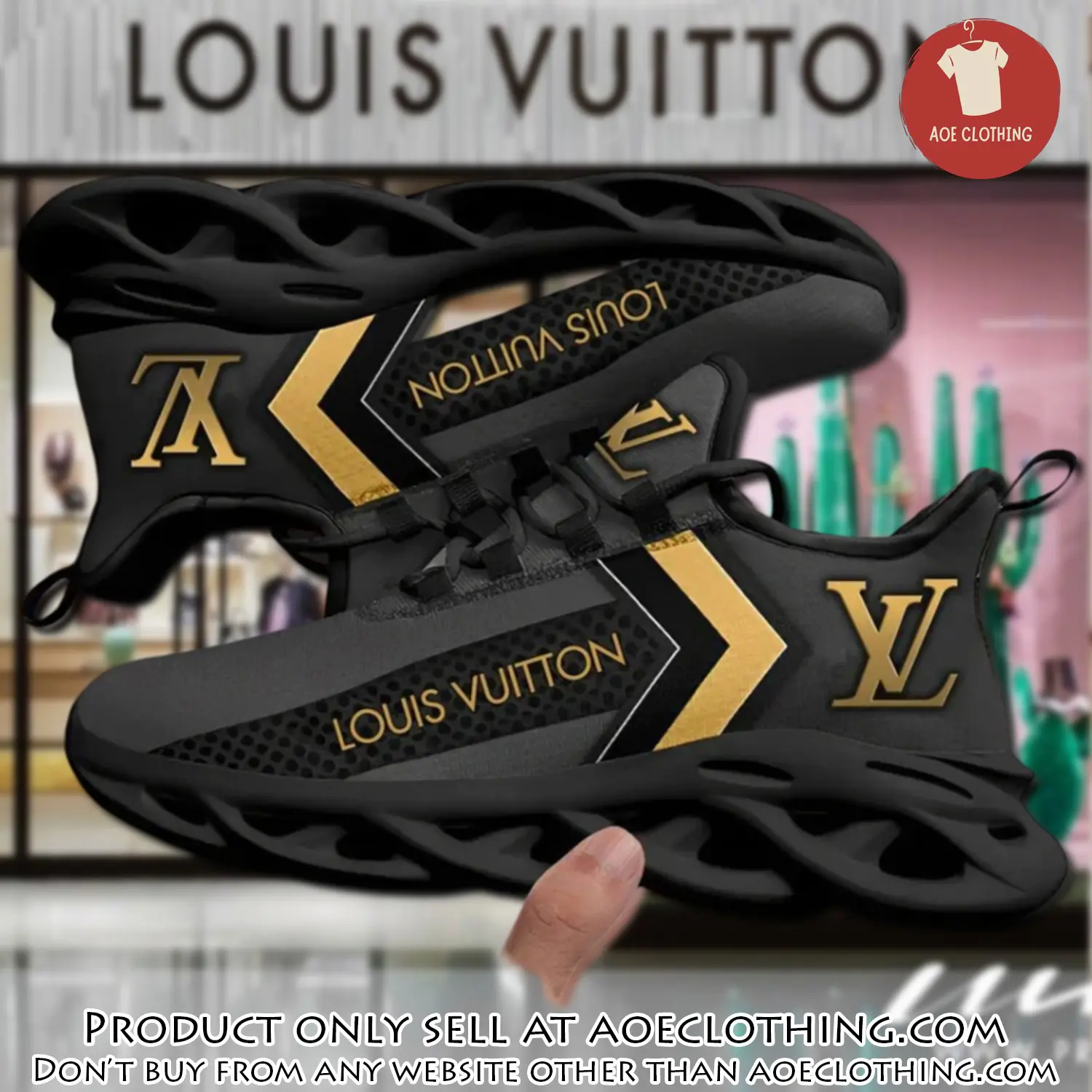 Louis vuitton yellow logo grey black max soul shoes luxury brand gifts for men women aoe1505460